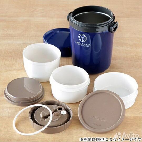 Ланч-бокс термос Asvel HLB-B700 700мл из Японии