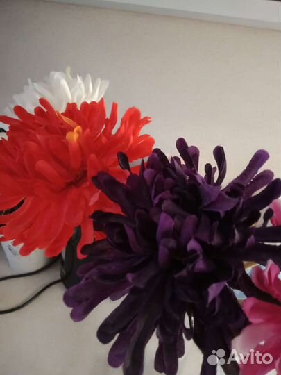 Цветок искусственный хризантема