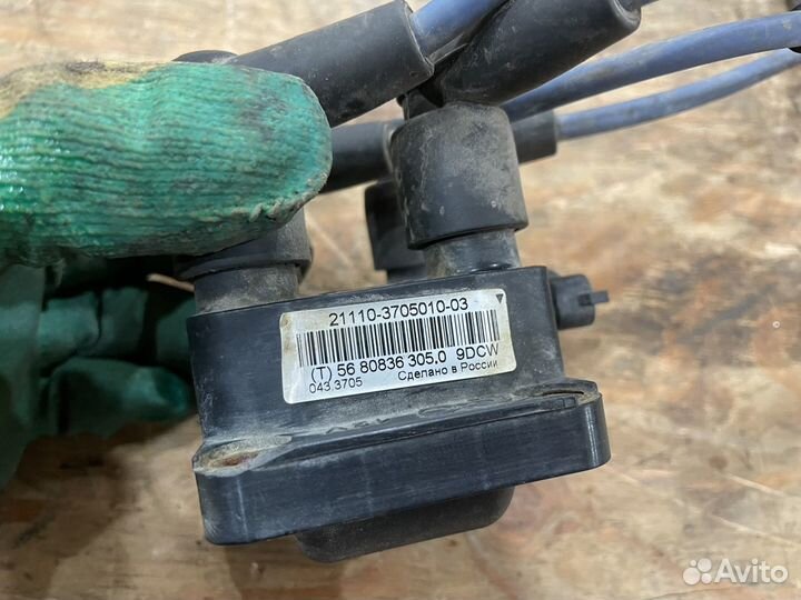 Катушка зажигания с проводами нива шевроле калина