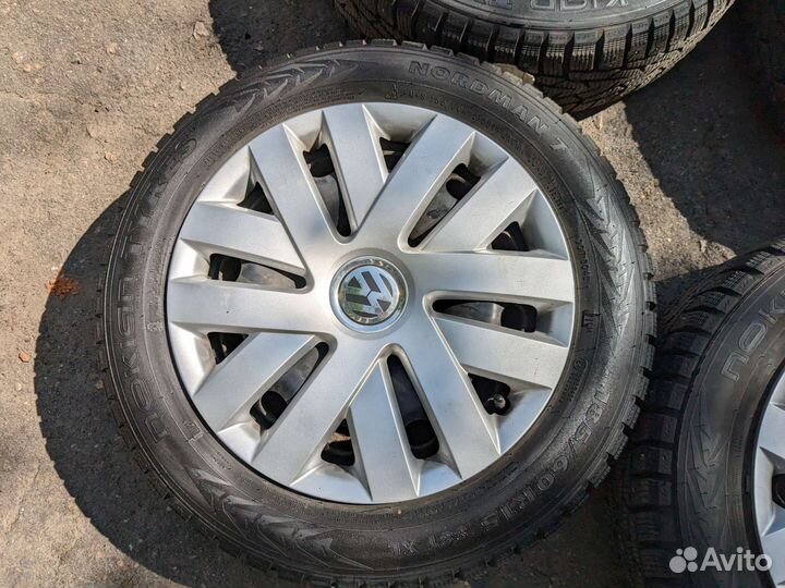 Зимние колеса на VW polo R15 5x100