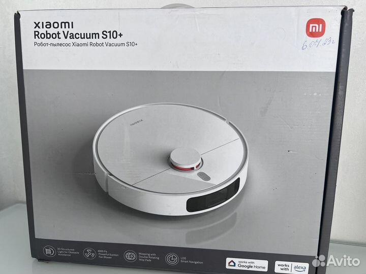 Робот-пылесос Xiaomi Robot Vacuum S10+