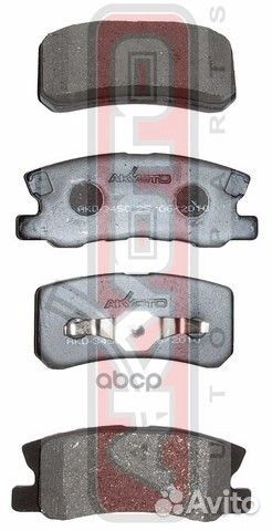 Колодки тормозные дисковые задние mitsubishi PA