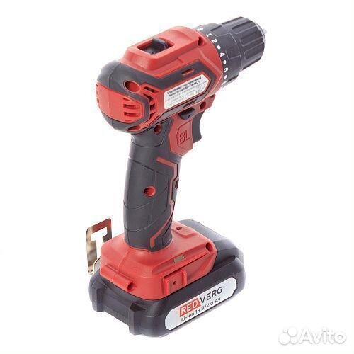 Шуруповерт бесщеточный redverg RD-S18MBL/U