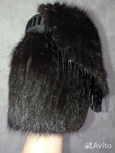Шапка норковая женская
