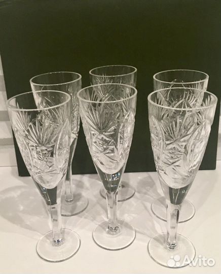 Бокалы хрусталь