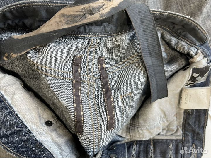 Культ оригинал Rick Qwens Bolan Banana Denim Pants