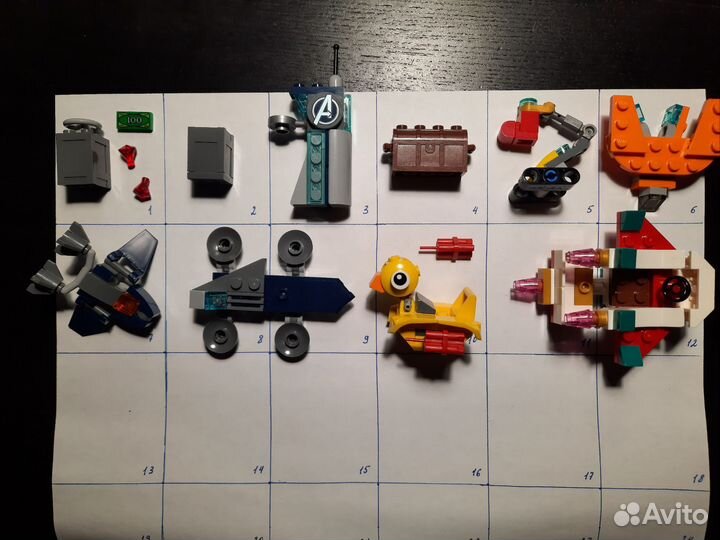 Lego фигурки, аксессуары и постройки. Оригинал