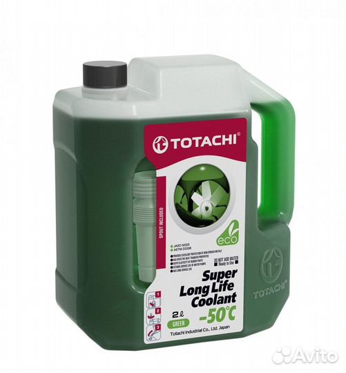 Антифриз totachi super LLC Green -50C