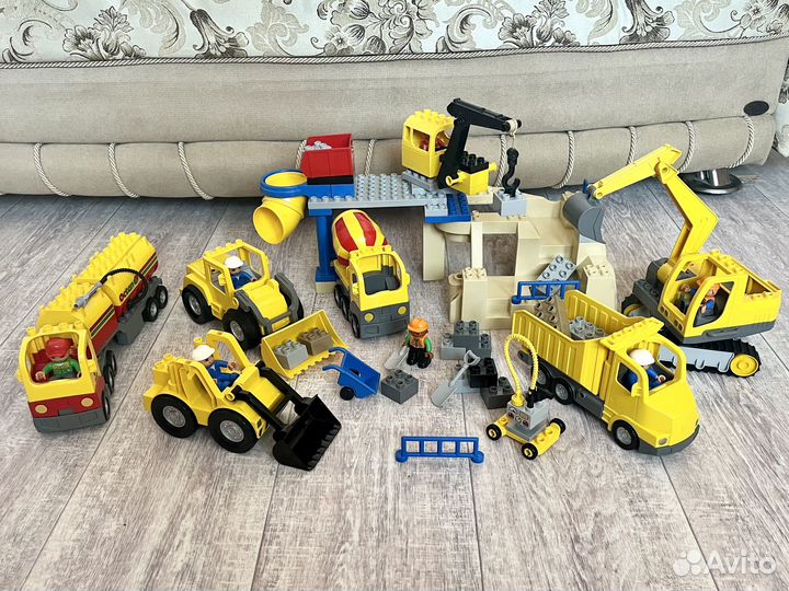 Лего Дупло. Большая стройка. Раритет 5 наборов