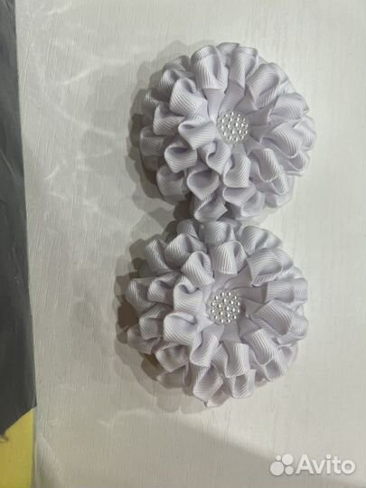 Резиночки для волос. Канзаши