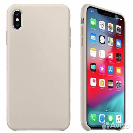 Силиконовый чехол для iPhone XS MAX камень