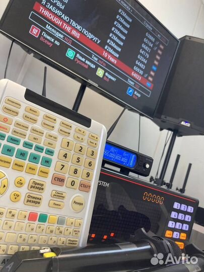 Караоке c акустикой и микрофонами