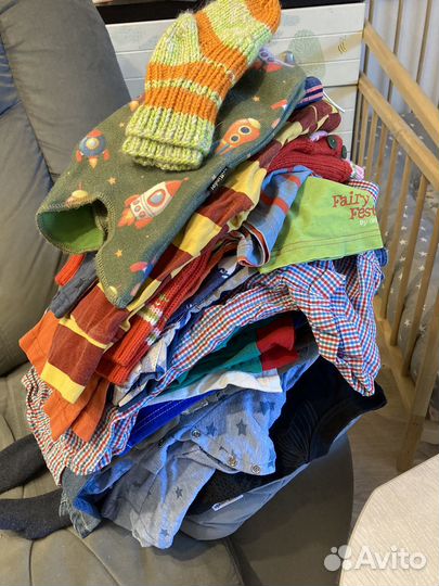 Пакет вещей на мальчика на годик