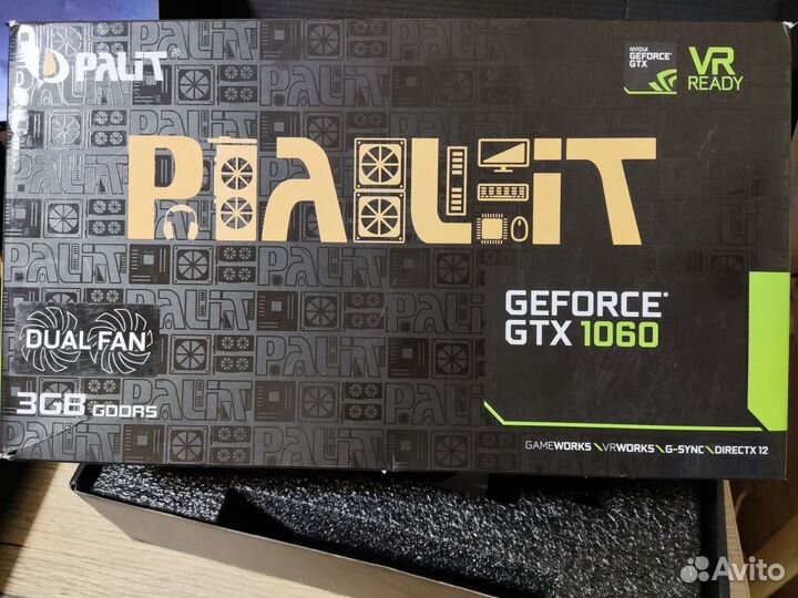 Видеокарта Palit GeForce GTX 1060 dual