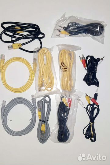 Кабеля в ассортименте. 1,5- 2 метра. Новые