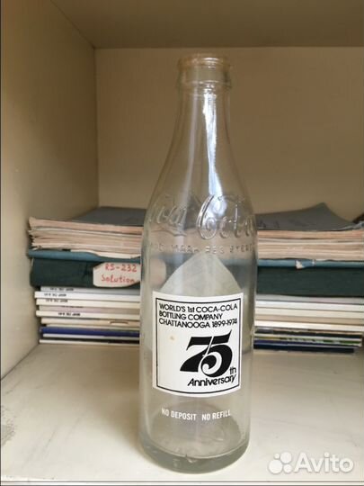 Кока кола бутылка 75th Anniversary coca-cola Bottl