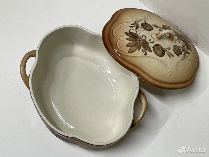 Супница керамика СССР горшок для запекания