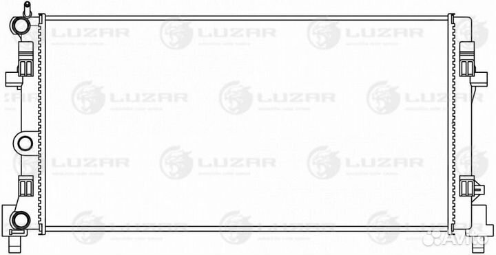 Радиатор охл. VW Polo Sedan (10) / (20) /Skoda Rap