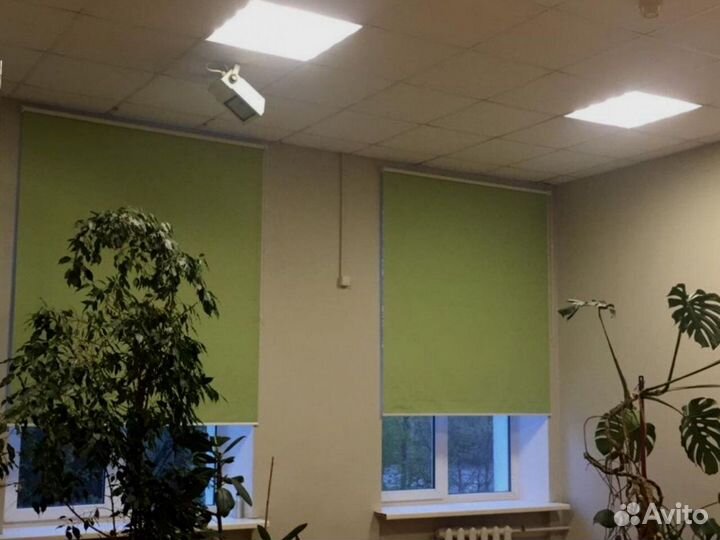 Рулонные шторы с установкой без сверления