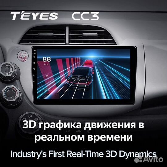 Магнитола Teyes CC3 4/32 Honda Jazz 2 2007 - 2014