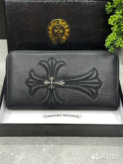 Портмоне мужское Chrome Hearts натуральная кожа