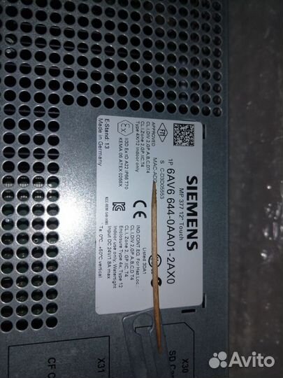 SiemensMP377 12 touch 6AV6 644 0AA01 2AX0 бу