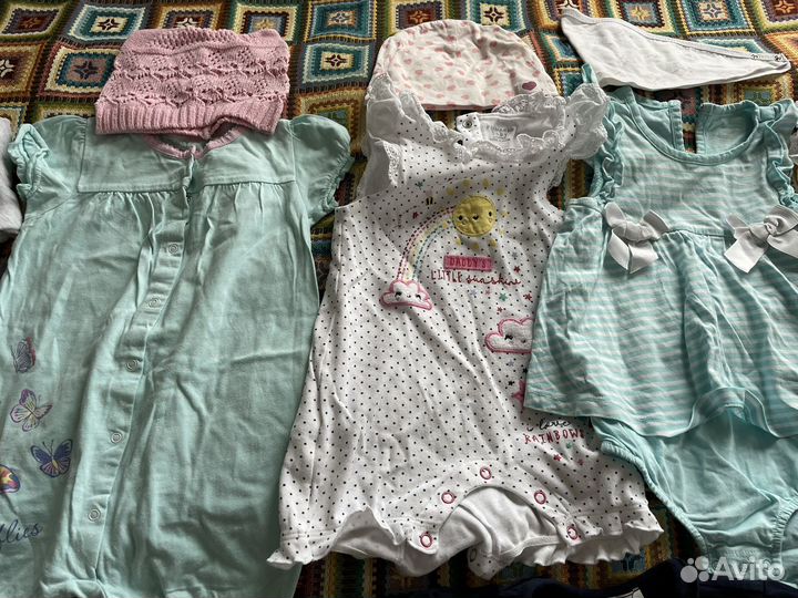 Продам пакетом вещи для девочки 6-9 мес