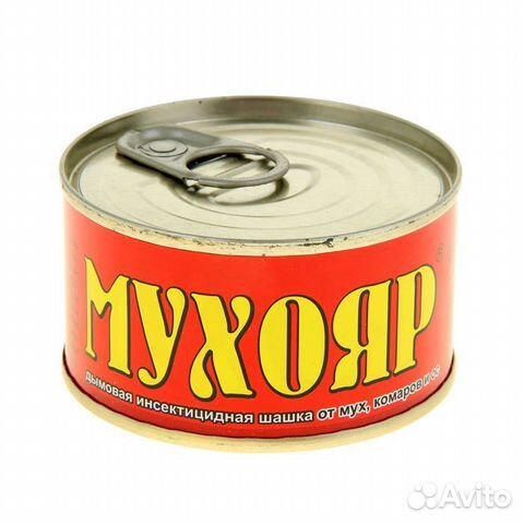 Инсектицидная шашка для дезинфекции Мухояр (100 г)