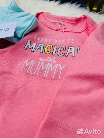 Carters новый костюм для девочки из США 3m,12m