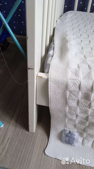 Детская кроватка IKEA Gulliver + матрас Ascona