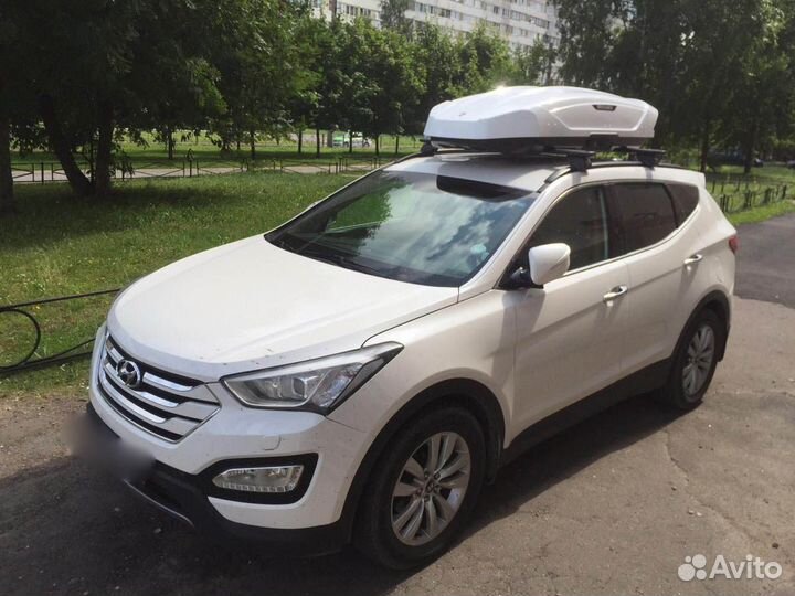 Автобокс на крышу Hyundai Santa Fe. Broomer