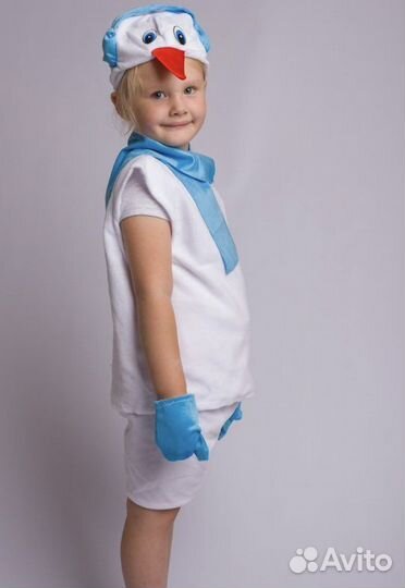 Костюм снеговика 4 года