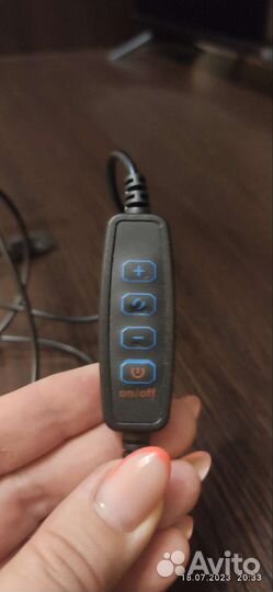 Кольцевая лампа с держателем для телефона