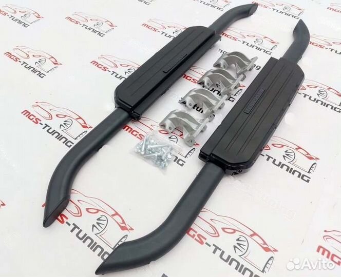 Пороги Land Rover Defender 90 Black 2020+