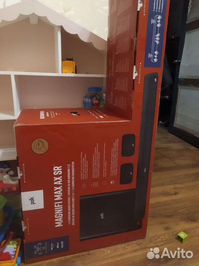 Polk magnifi MAX AX soundbar + колонки SR2