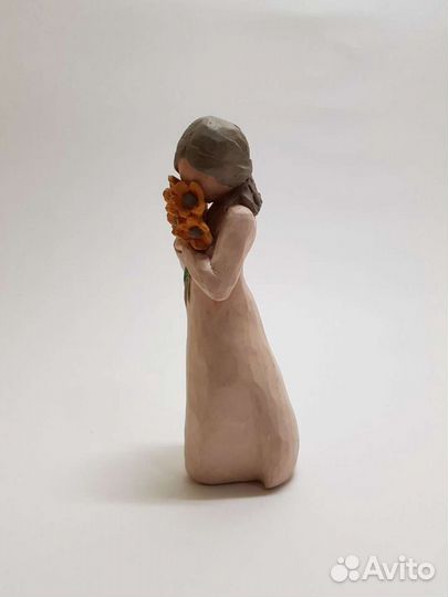 Девушка с букетом