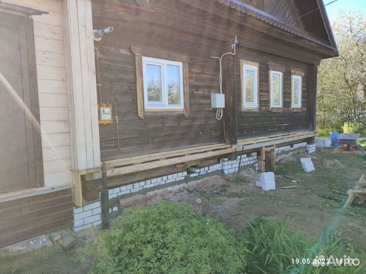 Подъем домов,кровельные работы,кладка газосиликат