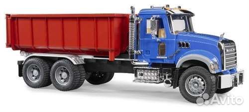 Самосвал контейнеровоз Bruder Mack 02822 редкий