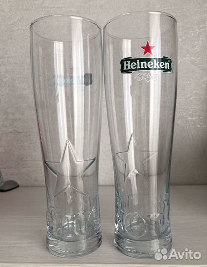 Пивные бокалы Heineken