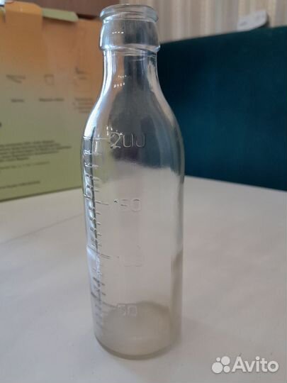 Бутылочки стеклянные для детского питания 6 шт