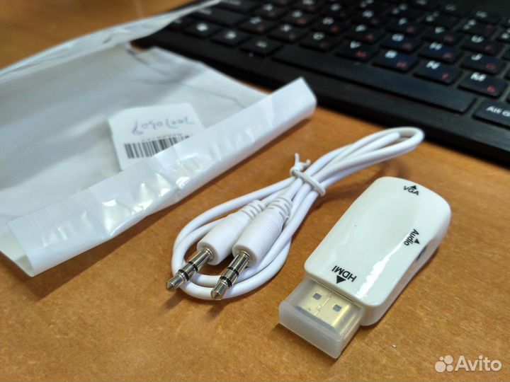 Переходник hdmi в VGA конвертер видеосигнала