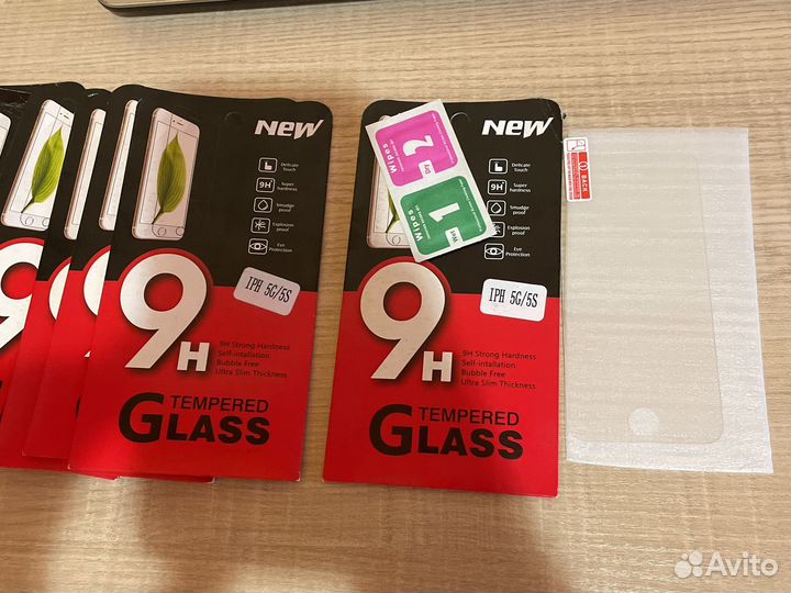 Защитное стекло iPhone 5/5s/SE Tempered Glass 9H