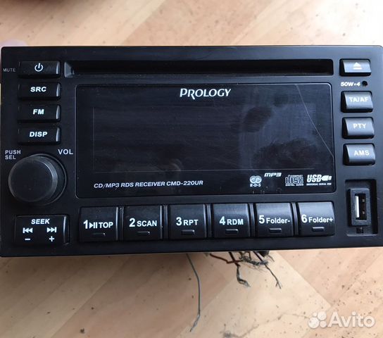 Продам на запчасти автомагнитолу Prology