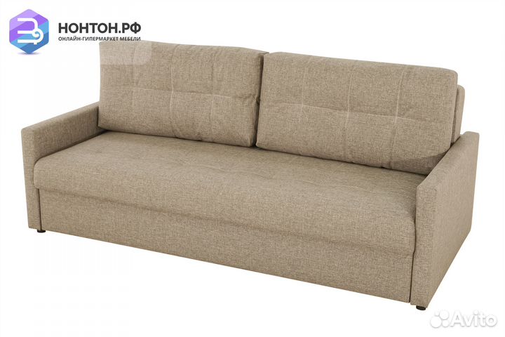 Диван еврокнижка Норд темно-бежевый