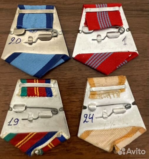 Колодки двухслойные с лентами