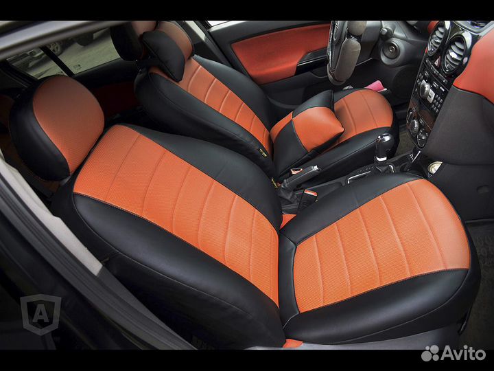 Авточехлы (алькантара) на Honda Shuttle