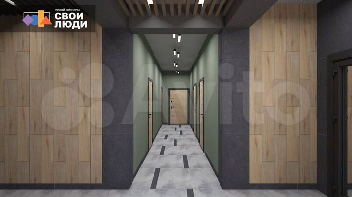 1-к. квартира, 33,4 м², 3/4 эт.