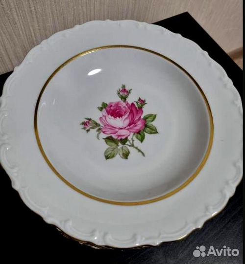 Продаю суповые тарелки кахла (роза)
