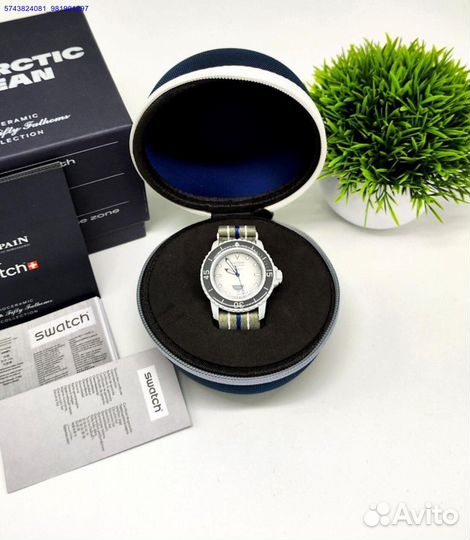 Часы Swatch blancpain Antarctic ocean (Арт.80108)