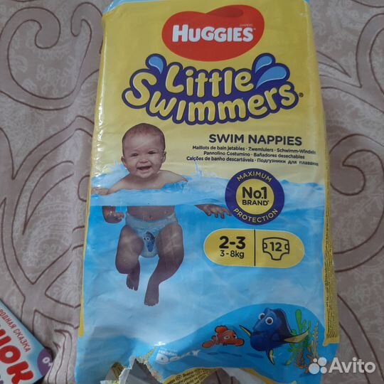 Huggies Подгузники-трусики для плавания
